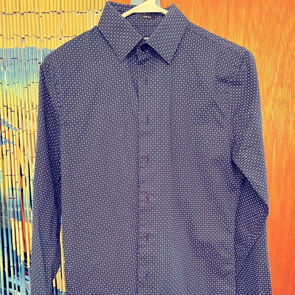 Men’s Express dress shirt Blue Extra Small Extra Slim - Picture 1 of 1